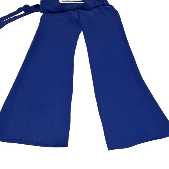 Diane Von Furstenberg DVF Purdy Crepe Jumpsuit Size 8 - Picture 7 of 16